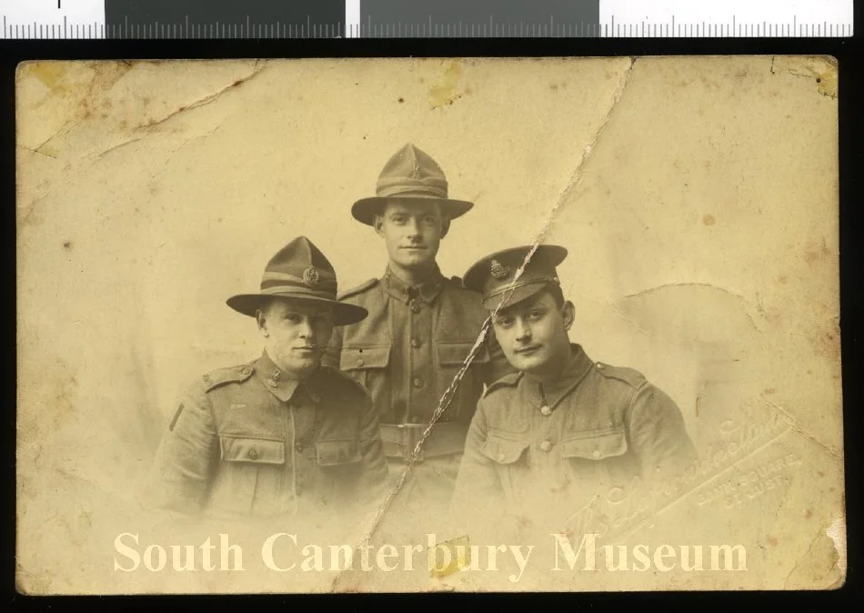 Maddren Williams (centre), circa 1917
