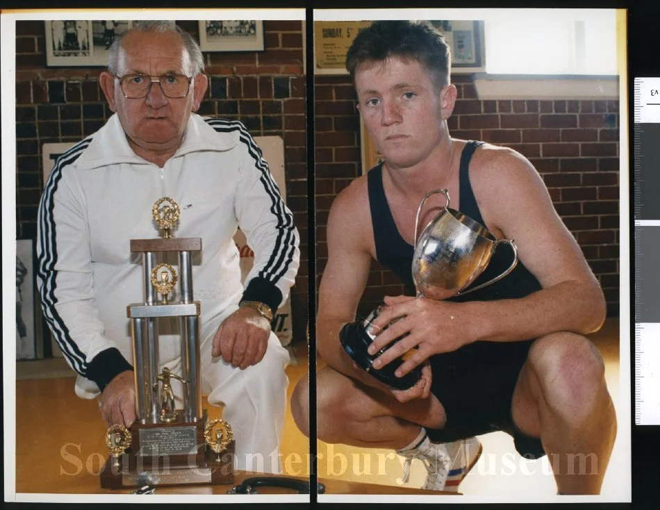 Ernie Woods and Liam Hall