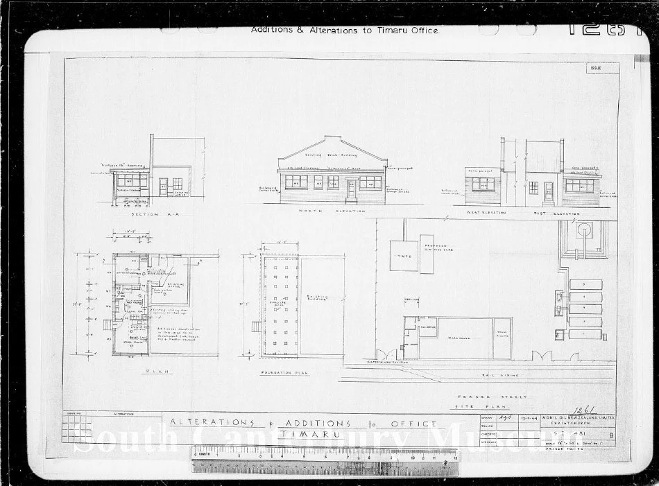 Mobil Oil New Zealand Limited : additions and alterations to Timaru Office
 Plan