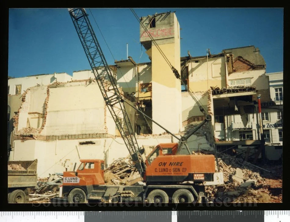 Demolition of the CFCA, Strathallan Street, Timaru