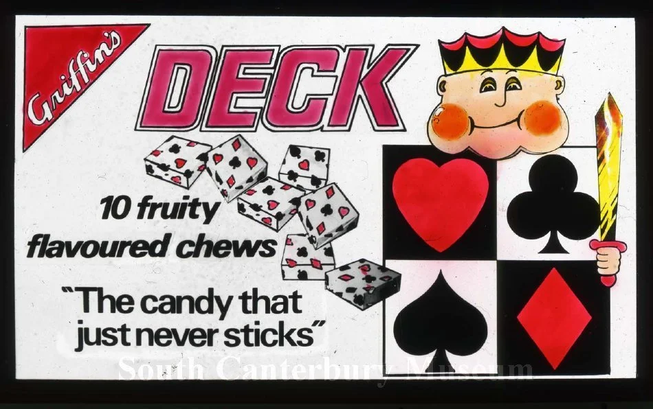 Advertisement: Griffins "Deck" candy