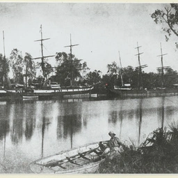 Shipping in Roper River, 'S.S. Omeo', barque 'Bengal'