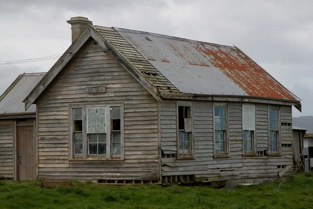 Old house Te Tua, Southland, New Zealand