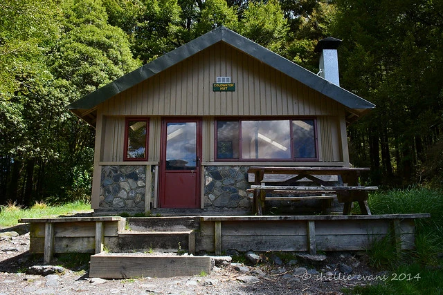 Coldwater Hut, Lake Rotoiti lake head, Nelson Lakes, NZ