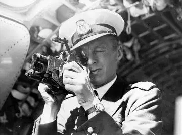 Peter Jury with navigation equipment : digital image