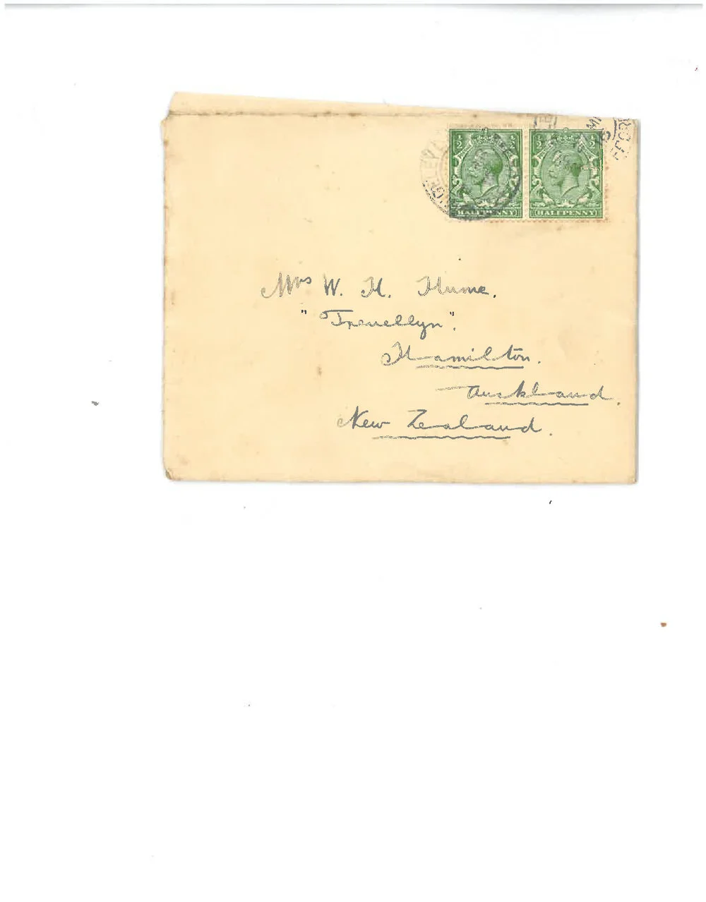 WWI Letter 1916 March 26 Graham Cedric to sister Hilda