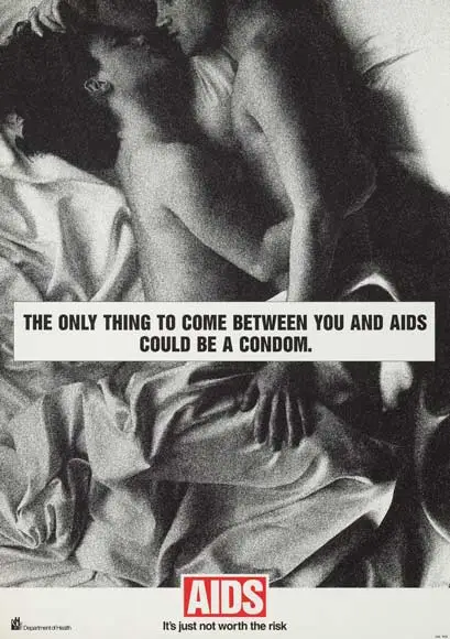 Safer sex poster, 1988