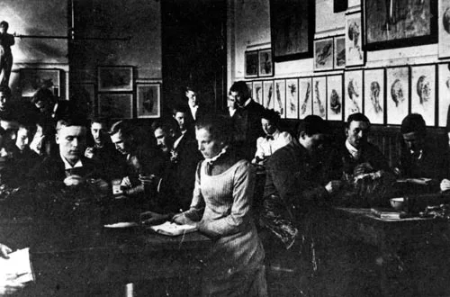 Medical students, 1890s