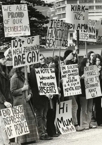 Gay reform protest