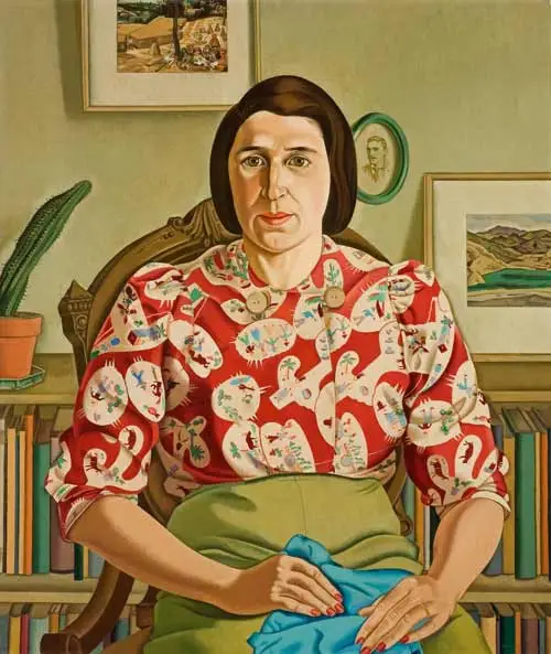 Betty Curnow, by Rita Angus
