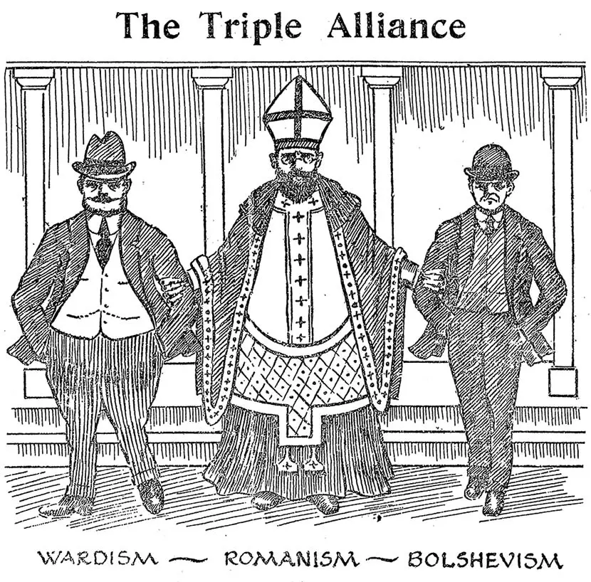 Anti-Catholic cartoon
