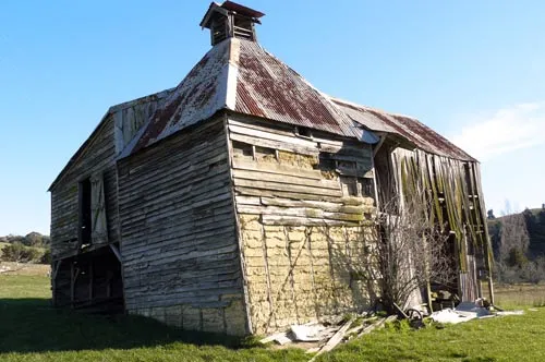 Upper Moutere: Fachwerk-style hop kiln