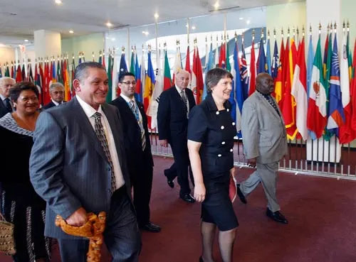 Helen Clark at the UN, 2009