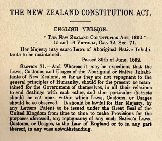 Constitution Act 1852