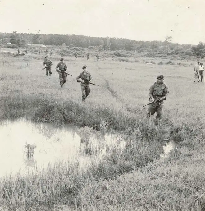 SAS jungle training, Malaya, 1955