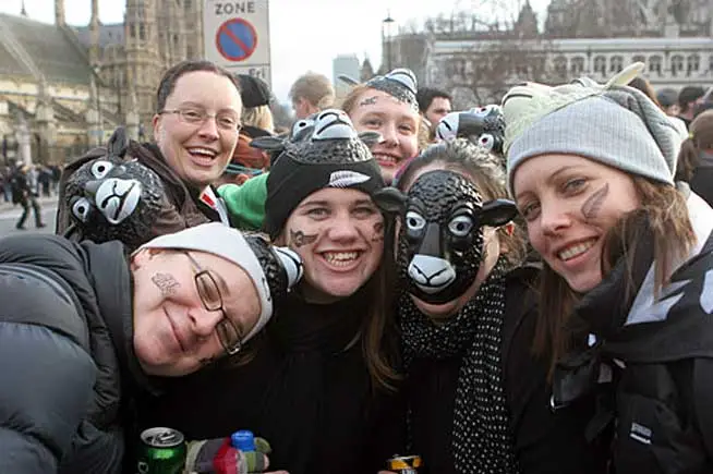 Kiwis celebrating Waitangi Day in London