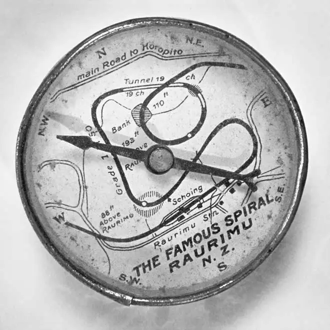 North Island main trunk line: Raurimu spiral compass