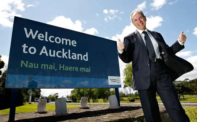 Auckland Council mayor Len Brown