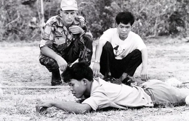 Landmine clearing, Cambodia