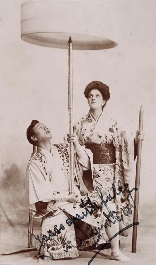 Gintaro and his wife Isabella, around 1909