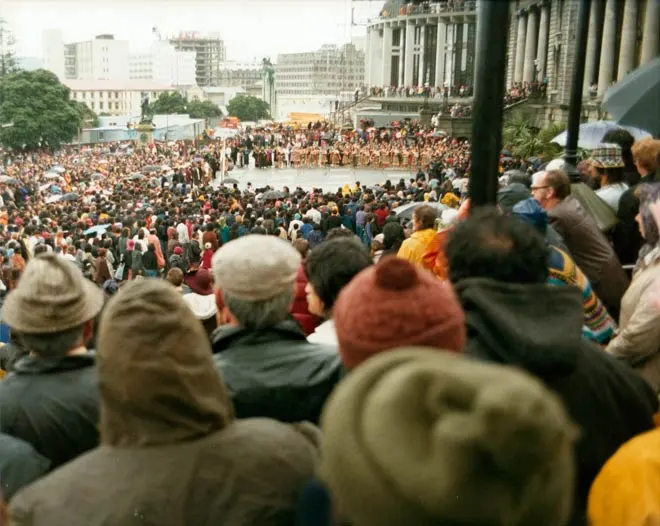 Māori land march, 1975