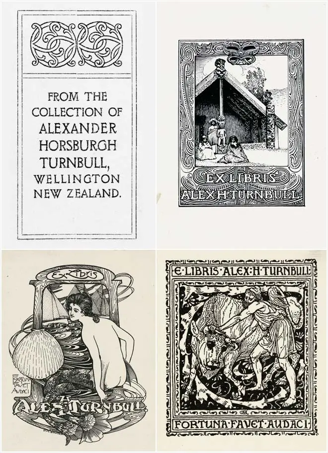 Alexander Turnbull's bookplates