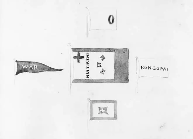 Kīngitanga flags: Pōtatau Te Wherowhero's flag