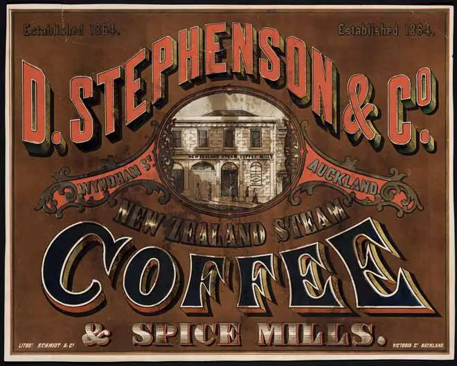 Coffee advertisement, early 1900s