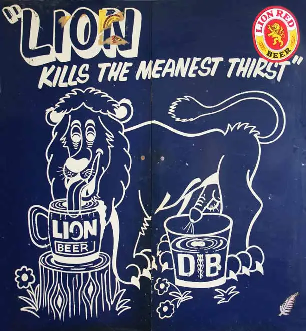Lion beer advertisement