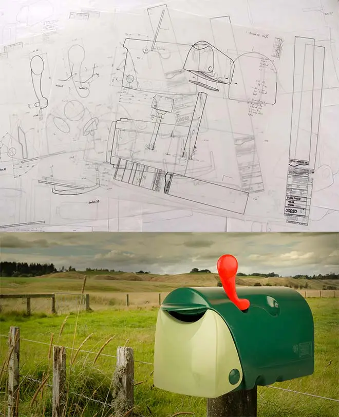 Wilson Plastics rural letterbox