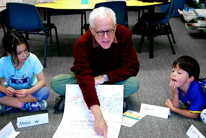 Philosophy lesson, Island Bay School, 2012