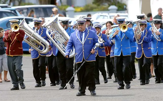 Rātana brass band, Rātana Pā, January 2007