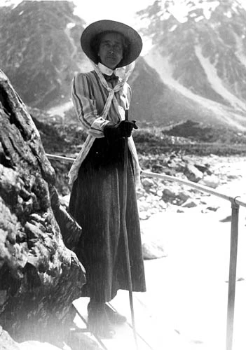 Winifred Lily Boys-Smith at Franz Josef Glacier