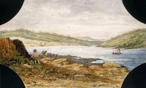 Porirua Harbour, about 1842