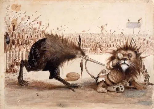 The kiwi and the lion