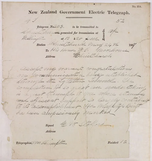 Early telegrams