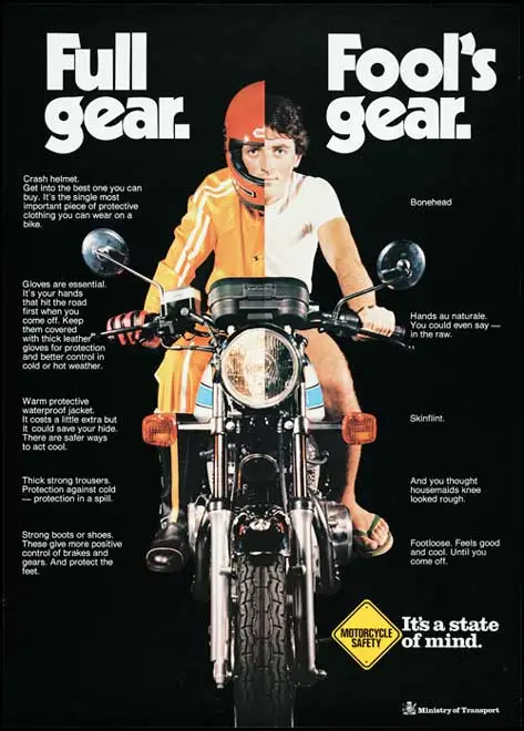 Motorcycle safety gear