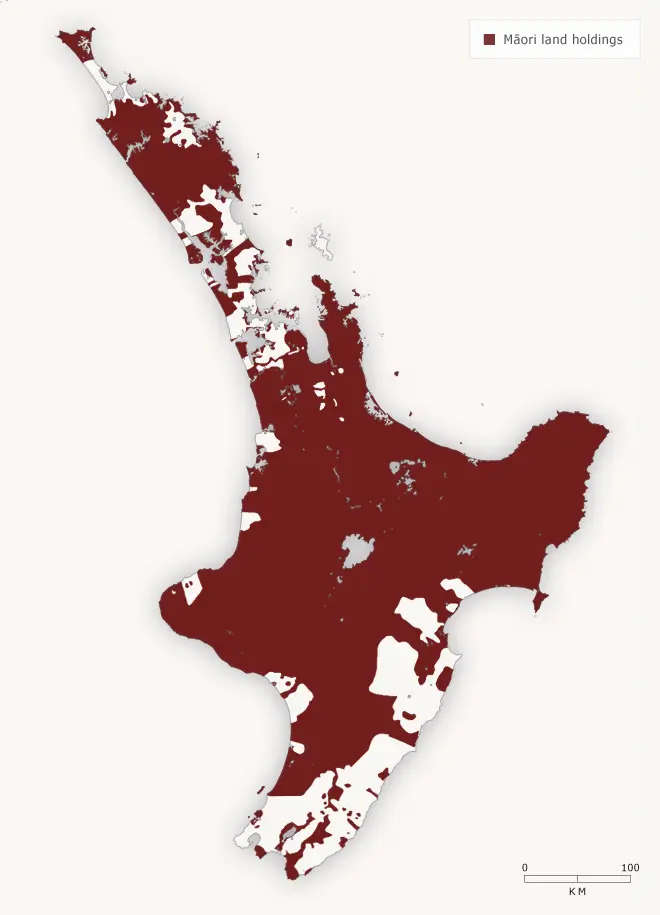 Māori land ownership in 1860