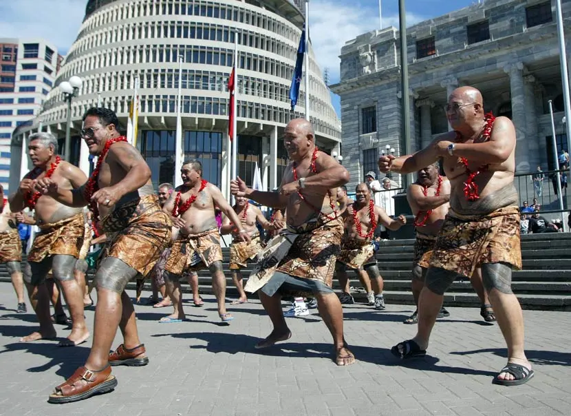 Protesters outside Parliament