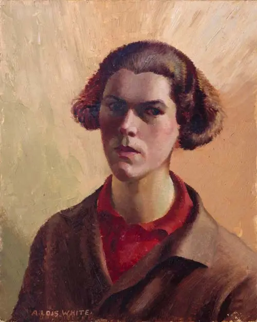 Anna Lois White self portrait