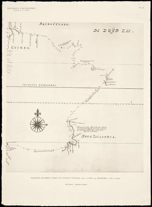 Map of Nova Zeelandia