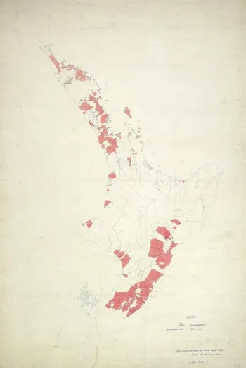 Māori land loss, North Island