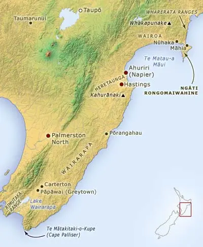 Ngāti Kahungunu tribal area