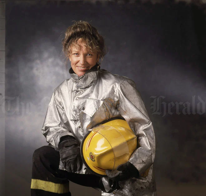 Anne Barry, firefighter