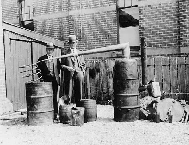 Illicit whisky still