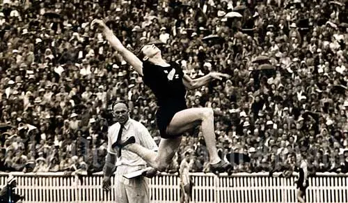 Yvette Williams at the Empire Games, 1950