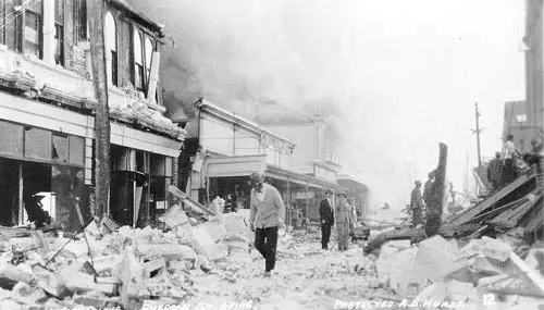 Napier after the 1931 earthquake
