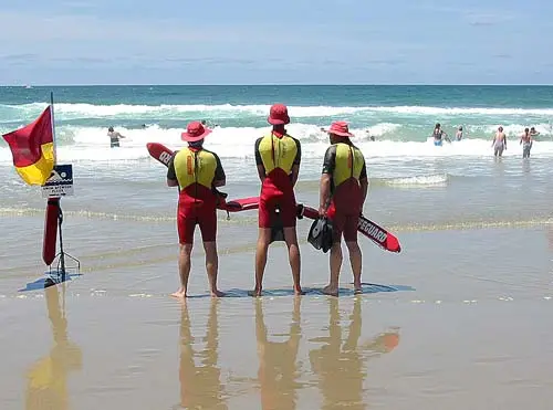 Lifeguards on duty