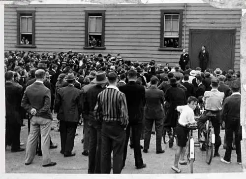 Paddy Webb at Rūnanga, 1936