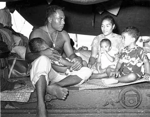 A Tokelauan family, 1966
